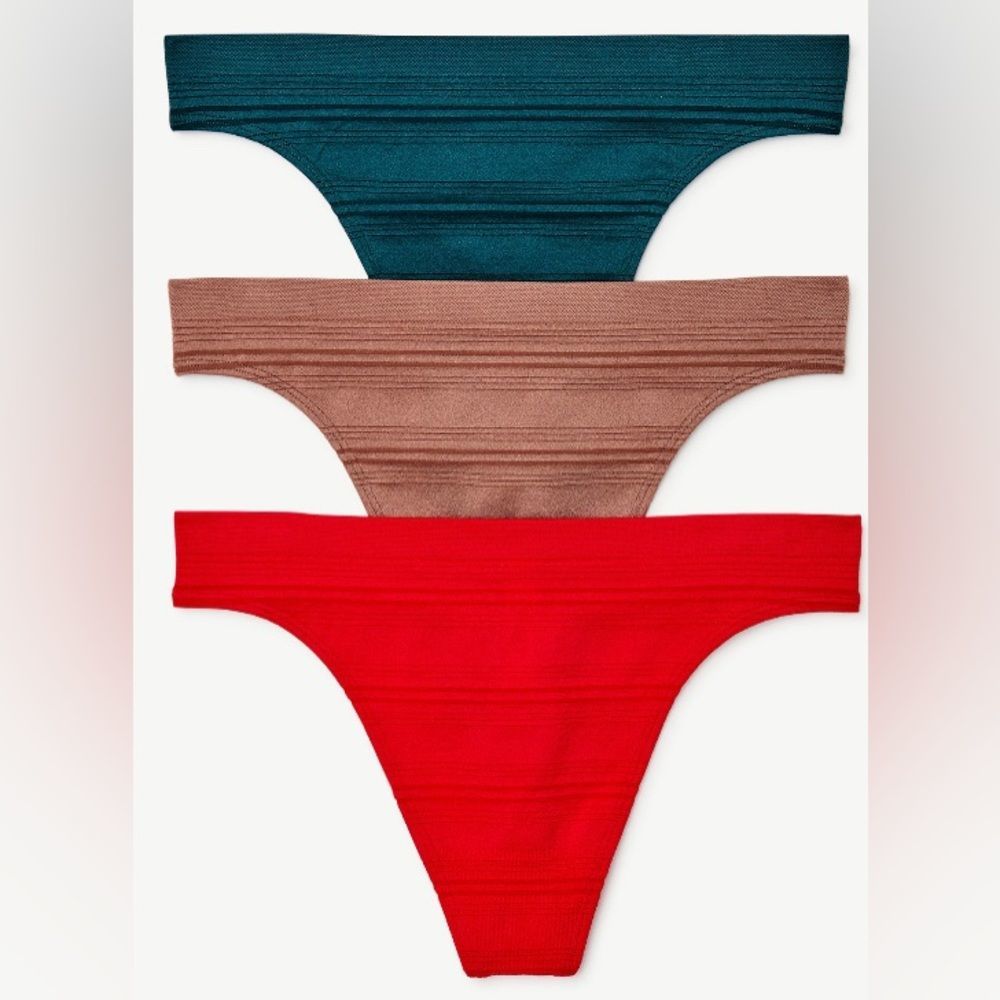 New Stripe Thong Panties XXXL